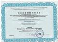 Сертификат участника обучающего семинара Сертификат участника обучающего семинара